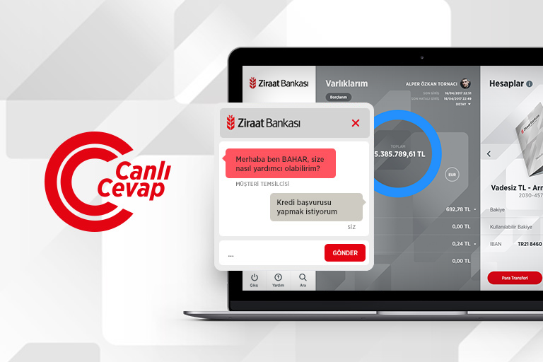 Canli Cevap Musteri Iletisim Merkezi Dijital Bankacilik Ziraat Bankasi