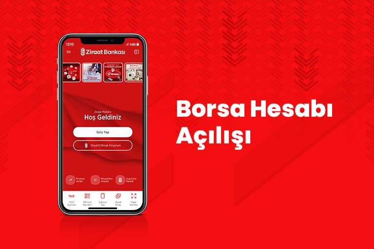 Ziraat Mobilden Hesap Açılışı